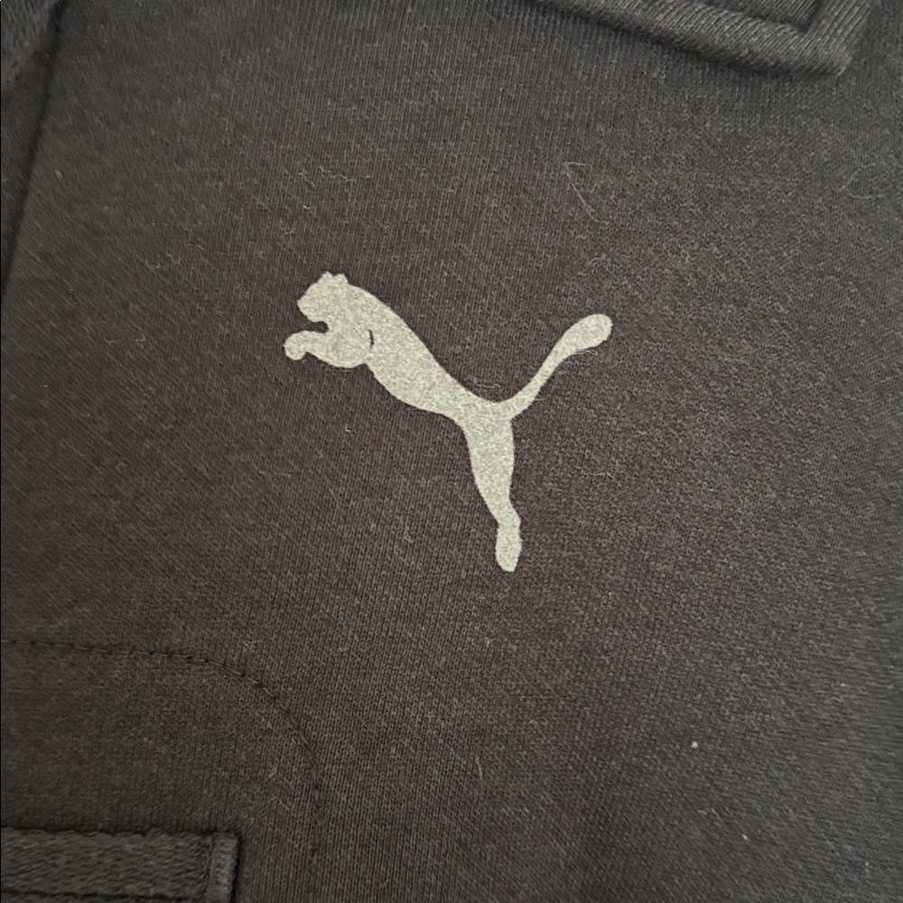 Puma Black Belted Toggle Jacket, Medium - image 2